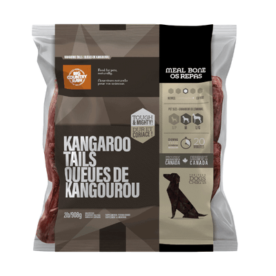 Meal Replacement Bones - Raw Meaty Bone - Kangaroo Tail - 2 lb - J & J Pet Club - Big Country Raw