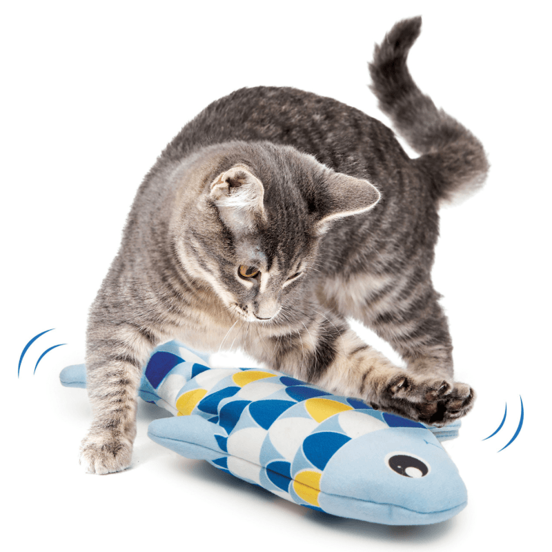 Motion-activated Cat Toy, Groovy Fish - J & J Pet Club - Catit