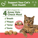 Natural Cat Dental Treat - Chicken & Salmon Flavor - J & J Pet Club - WHIMZEES