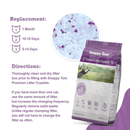Non-Clumping Crystal Cat Litter, Lavender - J & J Pet Club - Snappy Tom