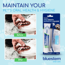 Oral Care Kit For Dogs - FRESH BREATH - Vanilla Mint Flavor - 70 mL - J & J Pet Club - Bluestem