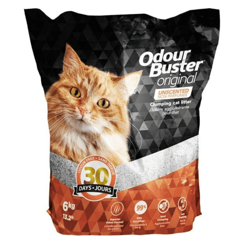 Original Unscented Clumping Cat Litter - J & J Pet Club - Odour Buster