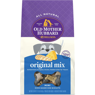 Oven Baked Dog Biscuits - Original Mix - Mini - J & J Pet Club - OLD MOTHER HUBBARD