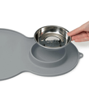Peanut Placemat with Stainless Steel Dish - J & J Pet Club - Catit
