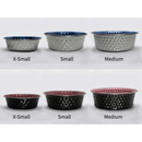 Pet Bowl - Hammered Stainless Steel - J & J Pet Club - Baxter & Bella