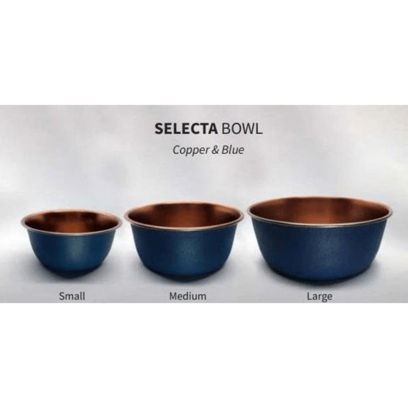 Pet Bowl - Selecta Bowl - Copper & Blue - J & J Pet Club - Baxter & Bella