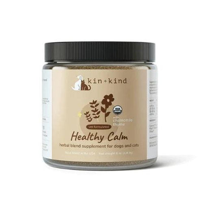 Pet Calm Supplement - Healthy Calm (Chamomile & Thyme) - J & J Pet Club - Kin+Kind