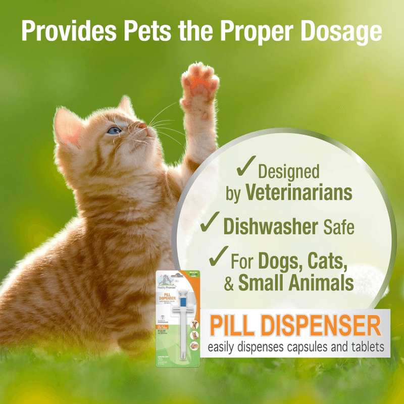 Pill Dispenser for Dogs, Cats & Small Animals - J & J Pet Club - Four Paws