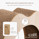 PIXI Wide Scratcher - 45 x 23.5 x 44 cm (18 x 9 x 17 in) - J & J Pet Club - Catit