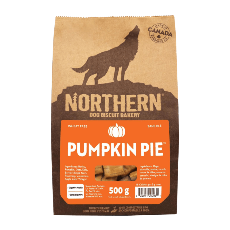 Plant Based Dog Biscuits - Pumpkin Pie - 500 g - J & J Pet Club - Northern