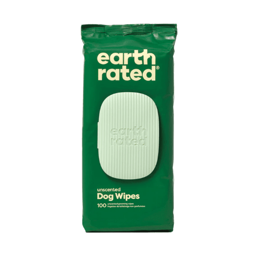 Plant-Based Grooming Dog Wipes, Unscented - 100 wipes pack - J & J Pet Club - Earth Rated