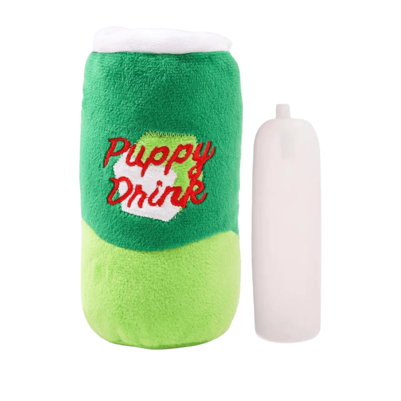 Plush Dog Toy - Bark Soda - Doggie Dry - J & J Pet Club - HugSmart