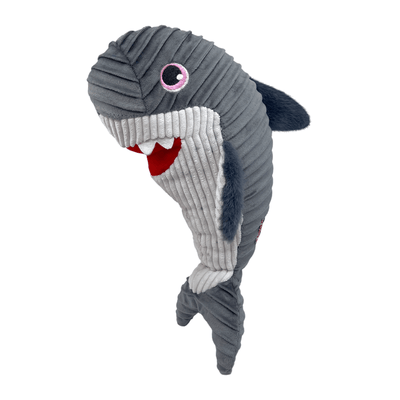 Plush Dog Toy - CuteSeas Rufflez Shark - J & J Pet Club - Kong