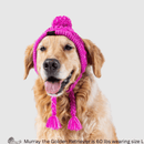 Polar Dog Pom Pom Hat - Pink - J & J Pet Club - Canada Pooch