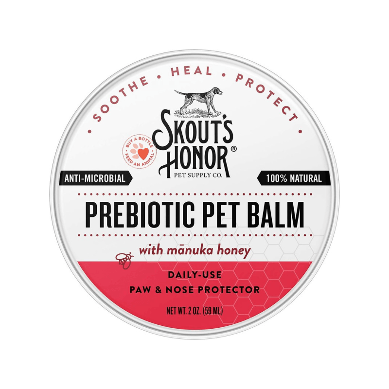 Prebiotic Paw & Nose Balm with Manuka Honey For Dogs & Cats - 2 oz - J & J Pet Club - Skout's Honor