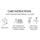 Puppy Polisher Eco Toothbrush (M/LG) - J & J Pet Club - Wag & Bright