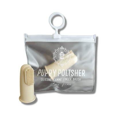 Puppy Polisher Silicone BPA Free Finger Brush - J & J Pet Club - Wag & Bright