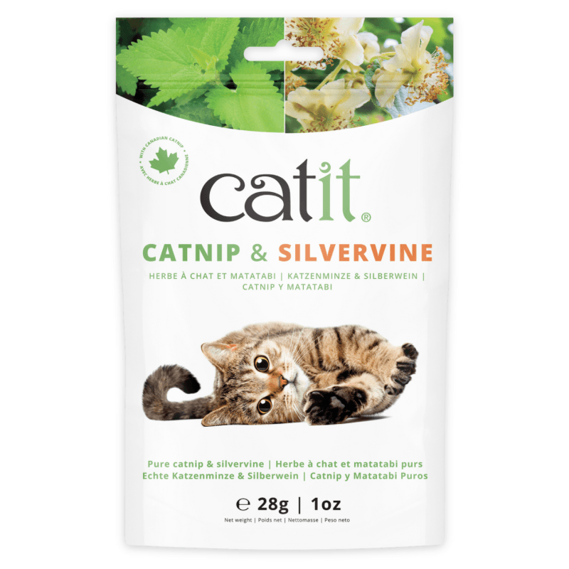 Pure Catnip & Silvervine Mix - 28 g - J & J Pet Club - Catit
