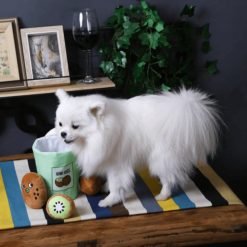 Puzzle Hunter Dog Toy Green Sunshine Kiwi Juice J J Pet Club