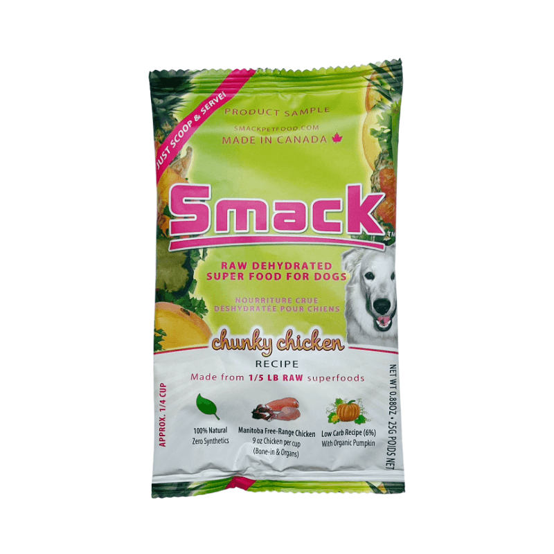 Raw Dehydrated Super Dog Food - Chunky Chicken - J & J Pet Club - Smack