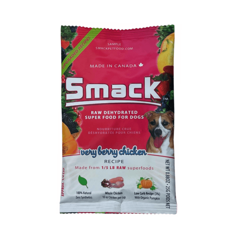 Raw Dehydrated Super Dog Food - Very Berry Chicken - J & J Pet Club - Smack