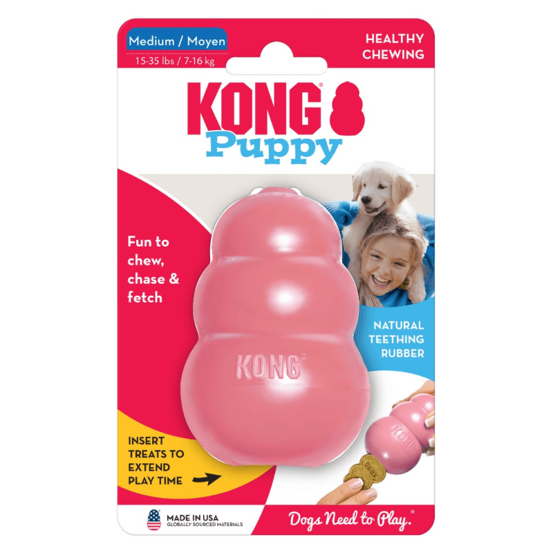 Rubber Dog Chewing Toys - Kong Puppy - J & J Pet Club - Kong