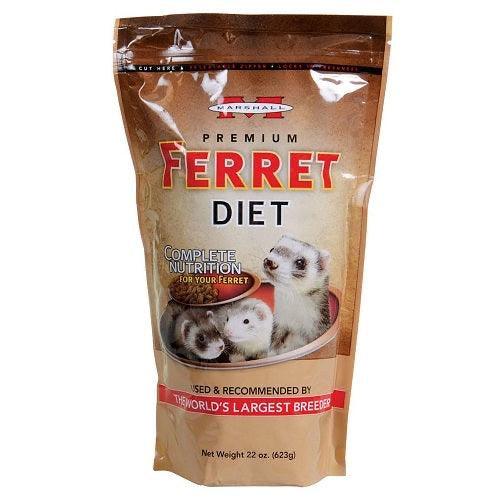 *SHORT DATED* Dry Ferret Food - Ferret Diet - 22 oz (Best by Sep 17, 2024) - J & J Pet Club - Marshall