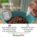 Sinus+, 15 ml - J & J Pet Club - Homeopet