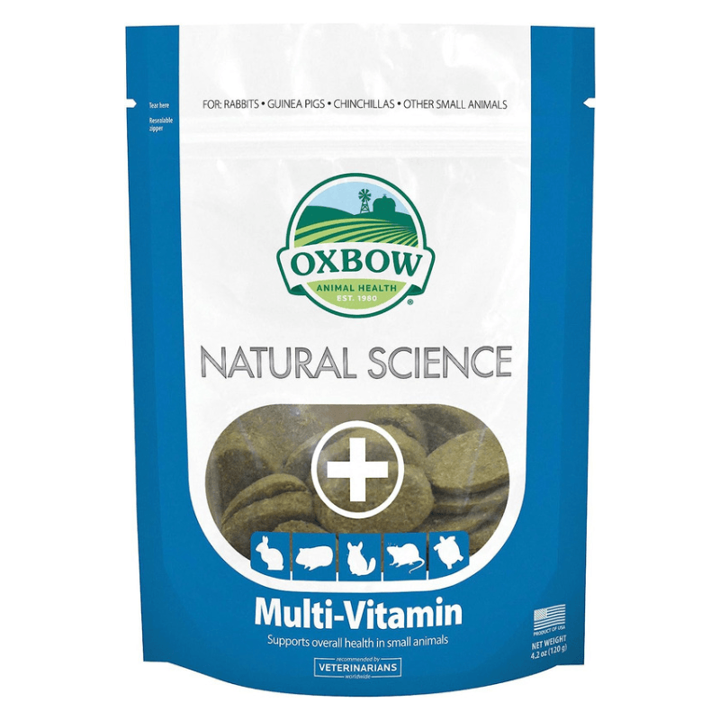 Small Animal Supplement - NATURAL SCIENCE, Multi-Vitamin, 60 ct - J & J Pet Club - Oxbow