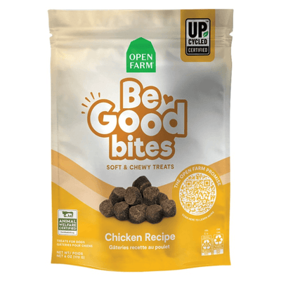 Soft & Chewy Dog Treat - Be Good Bites - Chicken Recipe - 6 oz - J & J Pet Club - Open Farm