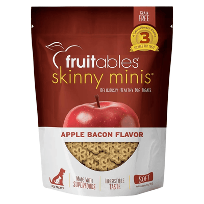 Soft & Chewy Dog Treat - Skinny Minis - Apple Bacon Flavor - J & J Pet Club - Fruitables