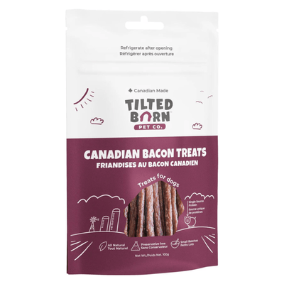 Soft Meaty Dog Treat - Canadian Bacon - 100 g - J & J Pet Club - Tilted Barn