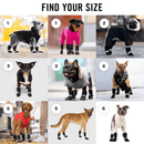 Soft Shield Boots - Black Reflective - 4 pcs - J & J Pet Club - Canada Pooch