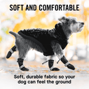 Soft Shield Boots - Black Reflective - 4 pcs - J & J Pet Club - Canada Pooch