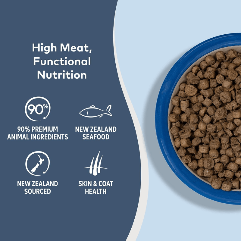 Steam & Dried Cat Food - Beef with Southern Blue Whiting Recipe - J & J Pet Club - Ziwi Peak