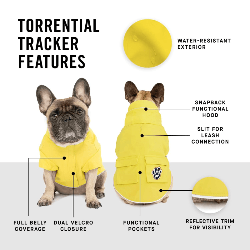Torrential Tracker - Yellow - J & J Pet Club - Canada Pooch