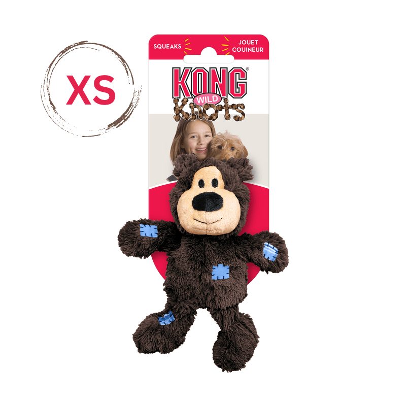 Toss Dog Toy - Wild Knots - Bear - J & J Pet Club - Kong