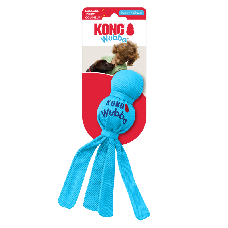 Tug and Toss Dog Toy - Wubba Puppy - J & J Pet Club - Kong