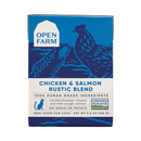 Wet Cat Food - Chicken & Salmon Rustic Blend - 5.5 oz - J & J Pet Club - Open Farm