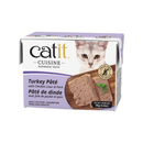 Wet Cat Food - CUISINE - Turkey Pâté with Chicken Liver & Pork - Adult - 95 g - J & J Pet Club - Catit