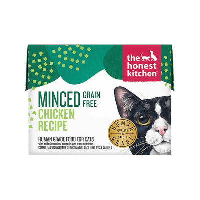 Wet Cat Food - MINCED - Grain Free Chicken Recipe - J & J Pet Club - The Honest Kitchen