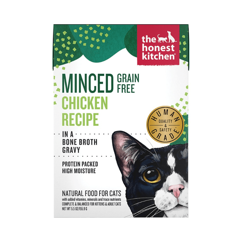 Wet Cat Food - MINCED - Grain Free Chicken Recipe - J & J Pet Club - The Honest Kitchen