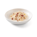 Wet Cat Food Topper - IN COOKING WATER - Chicken & Duck - 50 g can, case of 6 - J & J Pet Club - Schesir