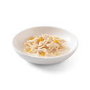 Wet Cat Food Topper - IN COOKING WATER - Chicken & Pumpkin - 50 g can, case of 6 - J & J Pet Club - Schesir