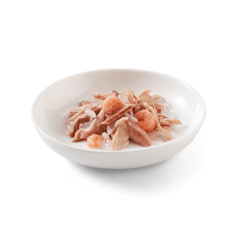 Wet Cat Food Topper - IN JELLY - Tuna & Shrimp - 85 g - J & J Pet Club - Schesir