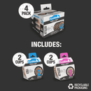 Wet Cat Treat - MIXERS Variety Pack - Wild Tuna & Salmon - 1.76 oz cup, pack of 4 - J & J Pet Club - Purebites