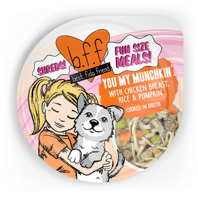 Wet Dog Food - B.F.F. Fun Size Meal - You My Munchkin - 2.75 oz cup - J & J Pet Club - Weruva