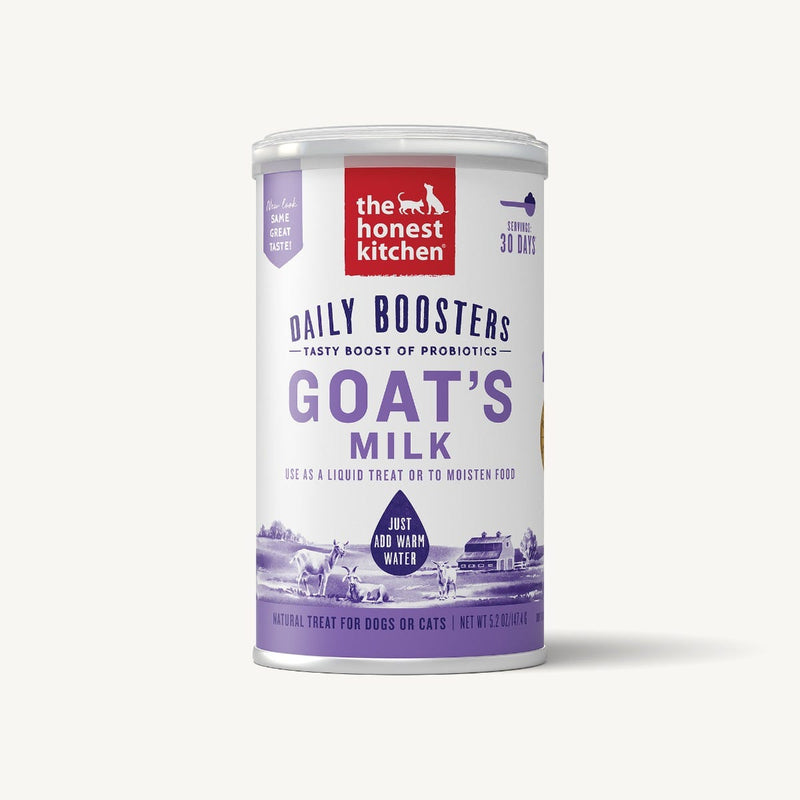 Instant Goat's Milk with Probiotics - 5.2 oz canister The Honest Kitchen Pet Vitamins & Supplements.