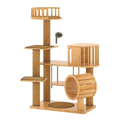 Cat Tree - Tree Hole Style - 124 cm Miaozan Cat Furniture.