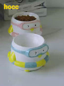 Céramique Pet Bowl - Série Penguin - Nageur